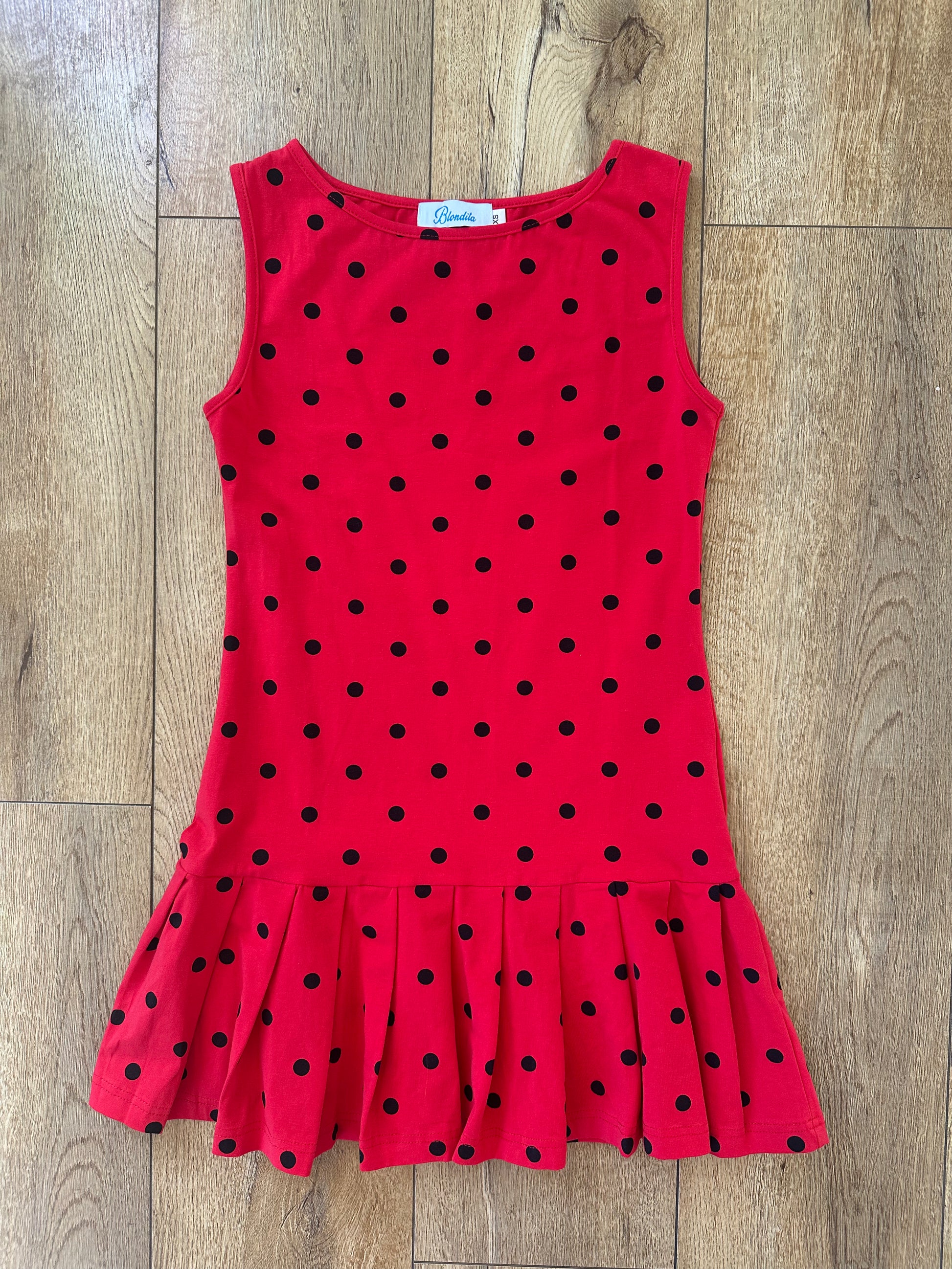 white christmas dresses Lola Ladybug Dress – Blondita