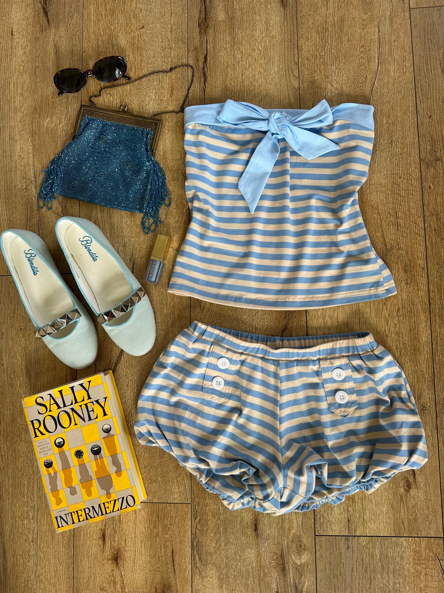 Polly Sailor Tube Top