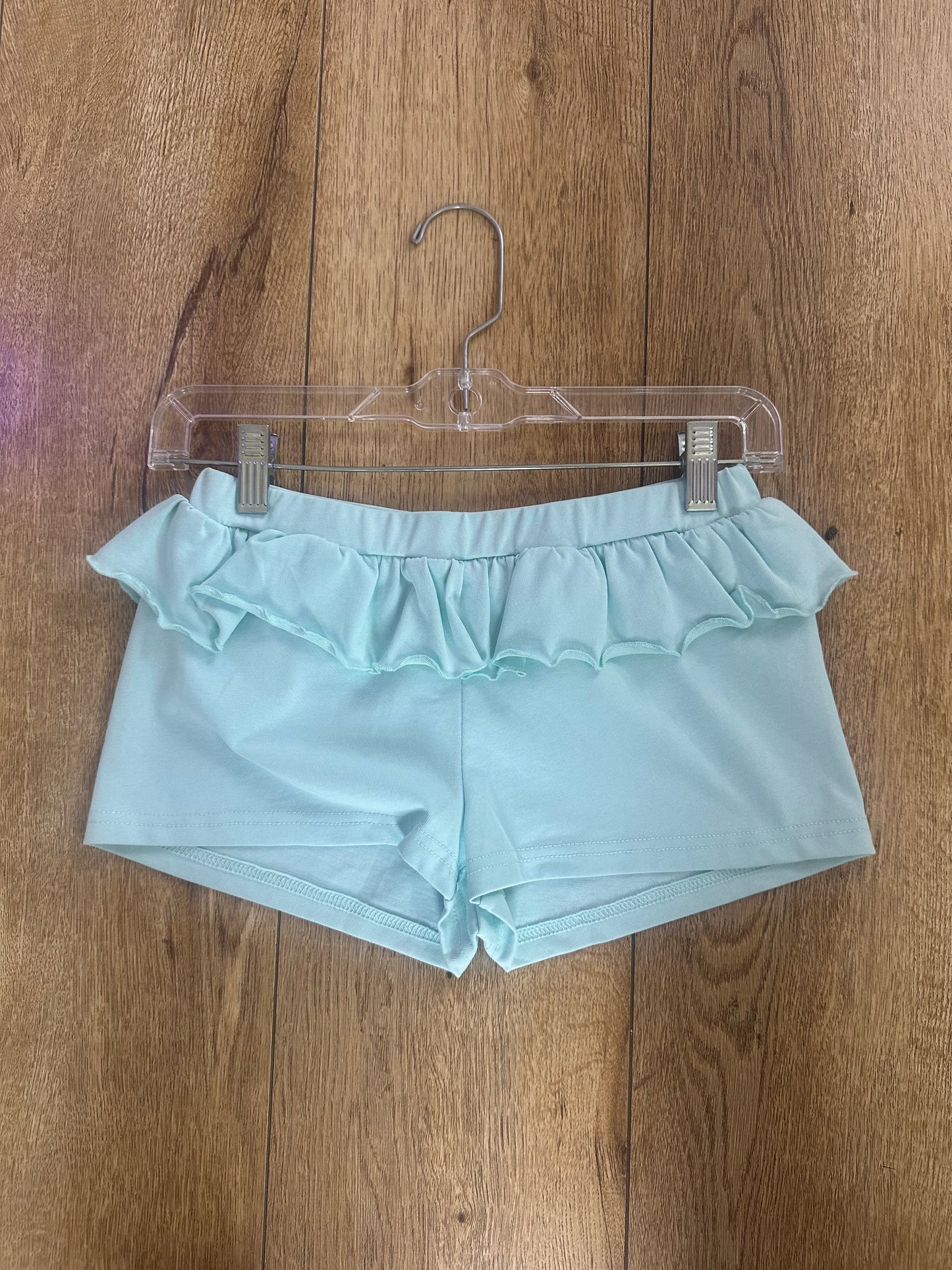 Aquamarine Ruffle Shorts