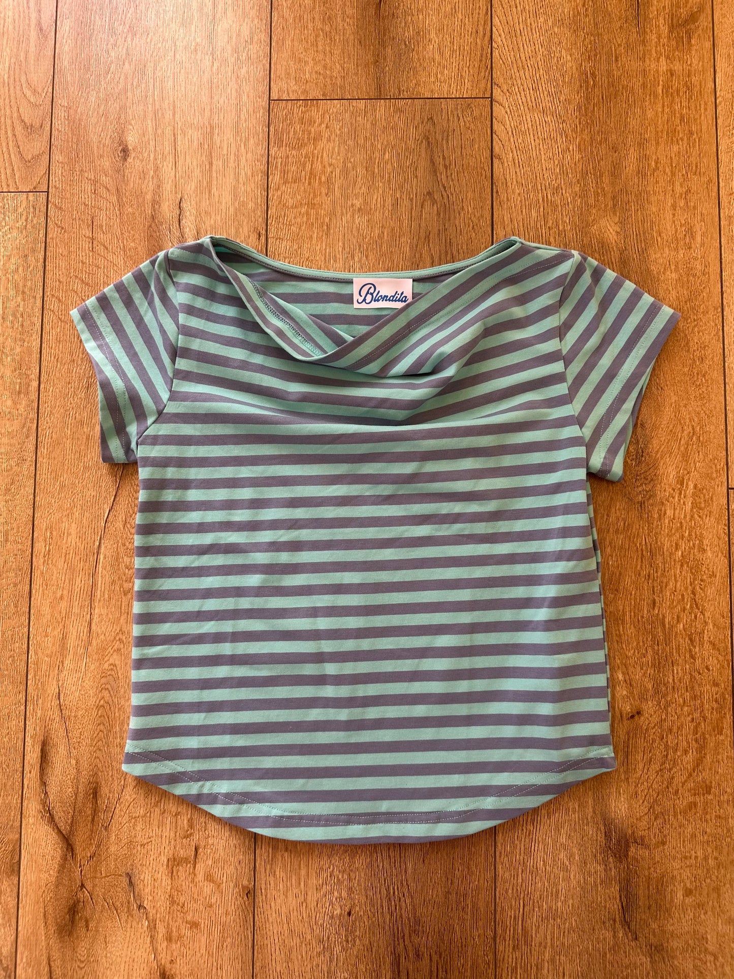 Blue Stripe Top