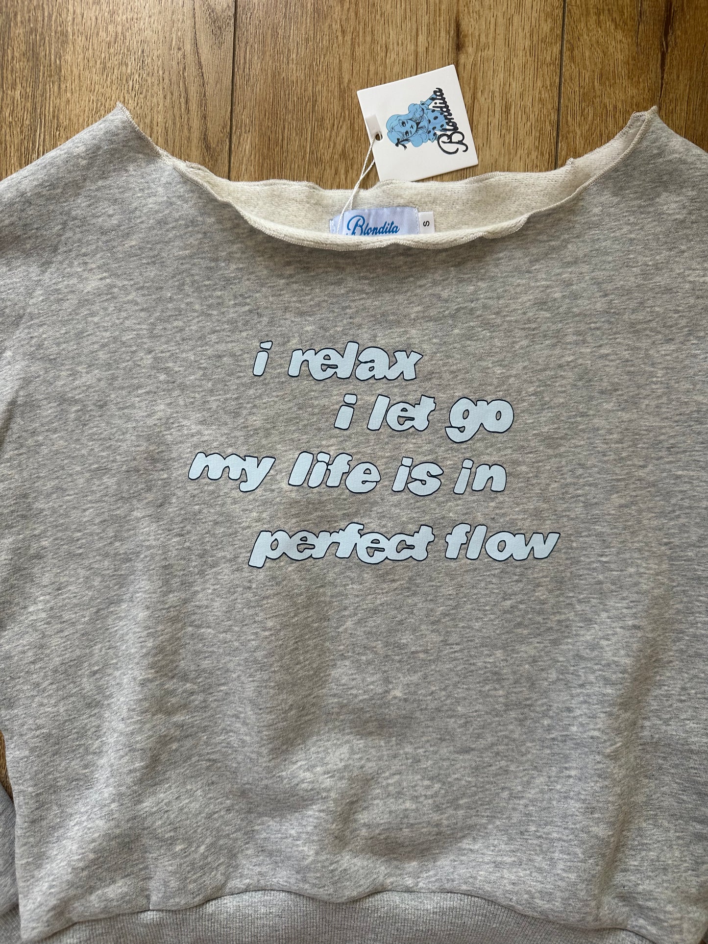 iRelax Off Shoulder Sweatshirt