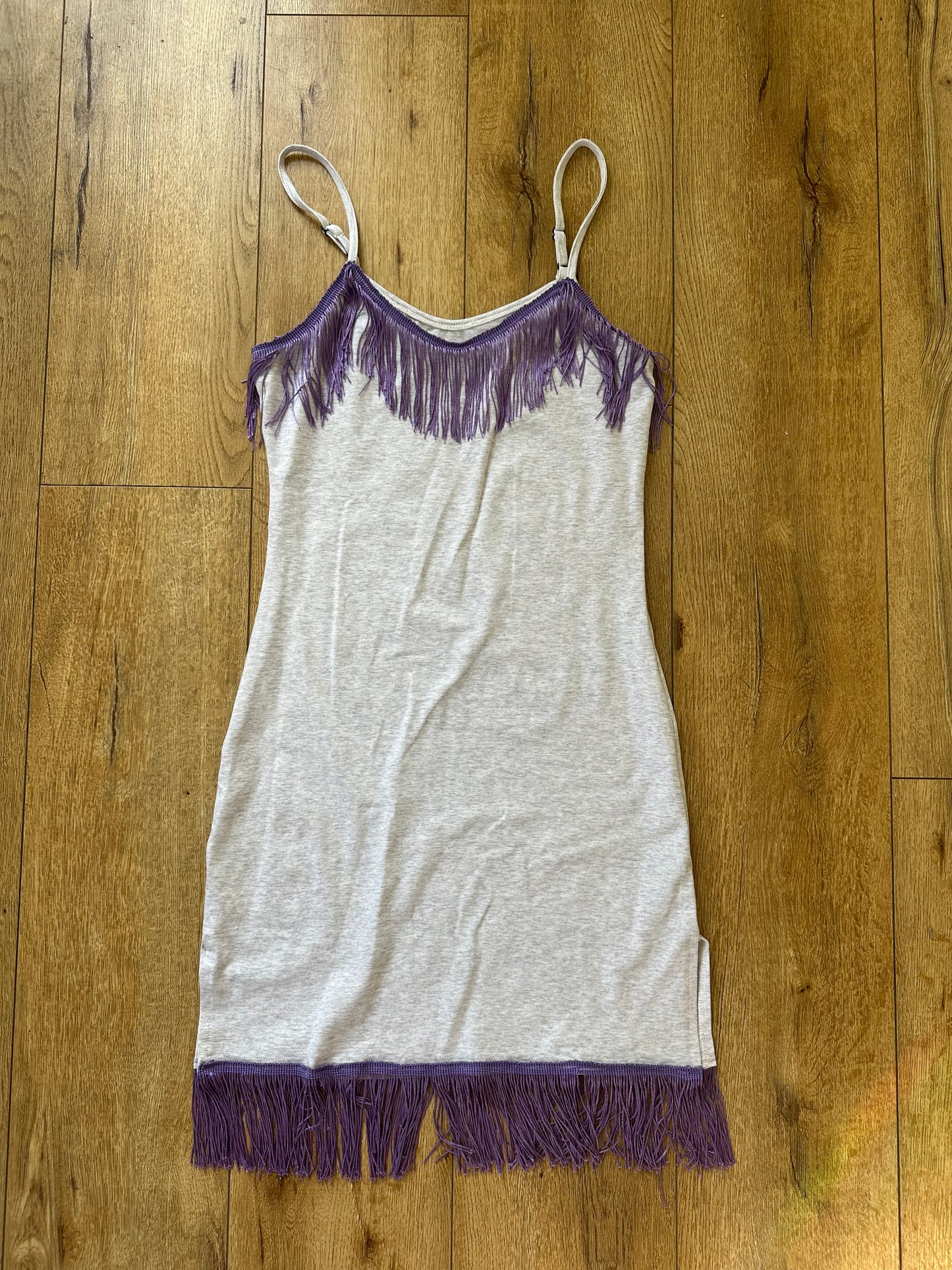 Purple Fringe Dress