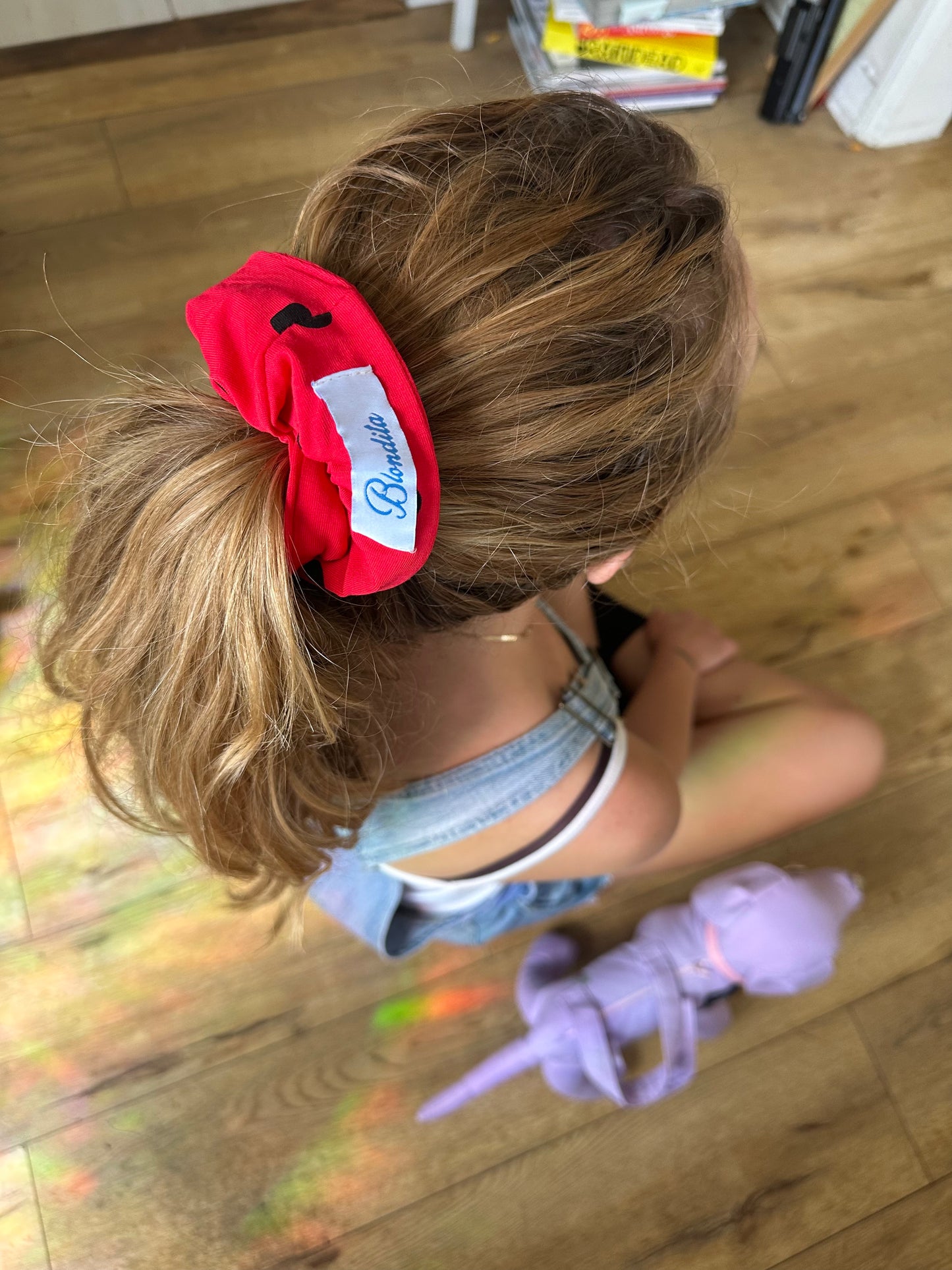 Lola Ladybug Polkadot Scrunchie
