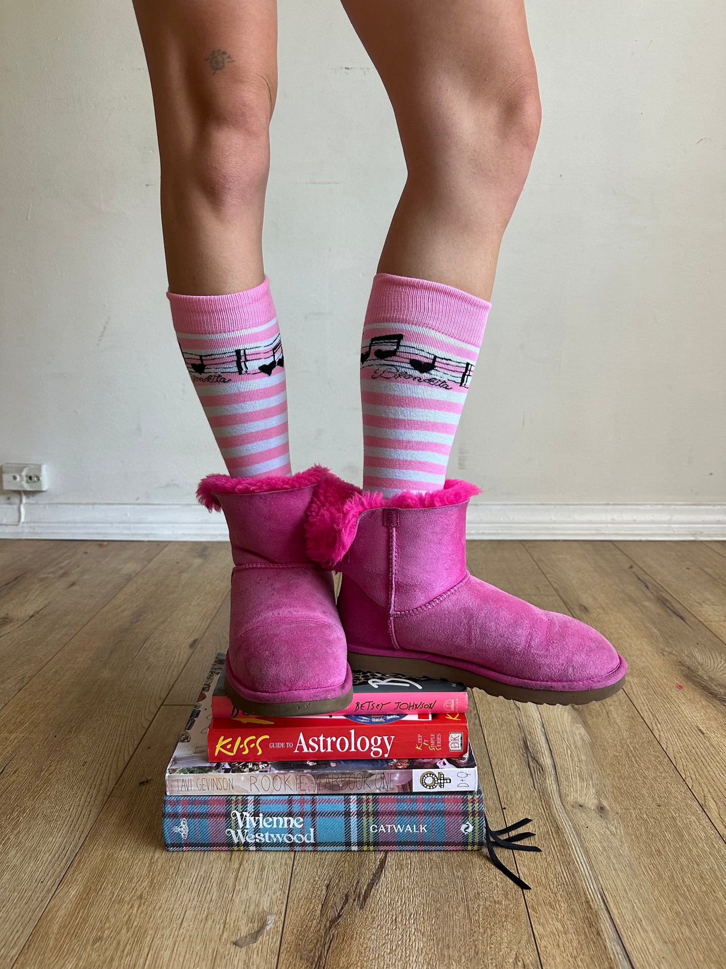 Cotton Candy Knee Socks