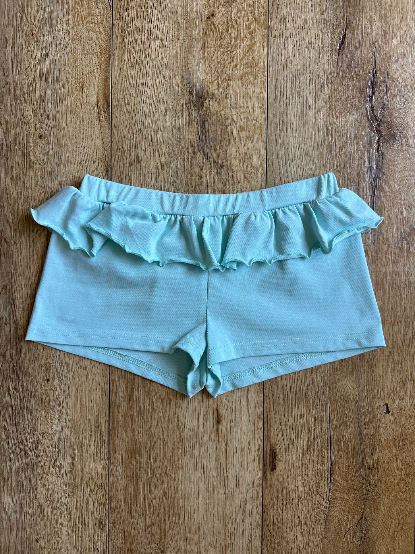 Aquamarine Ruffle Shorts