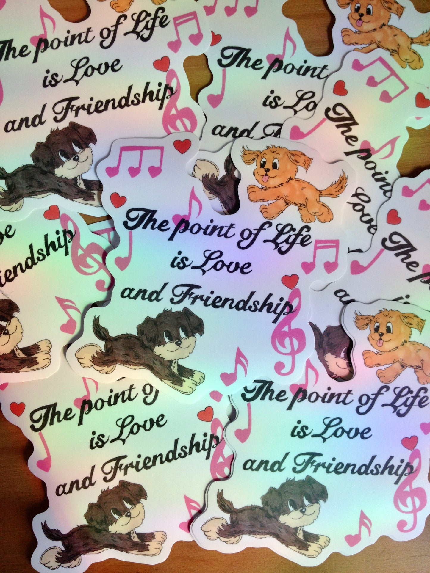 Love and Friendship Sticker