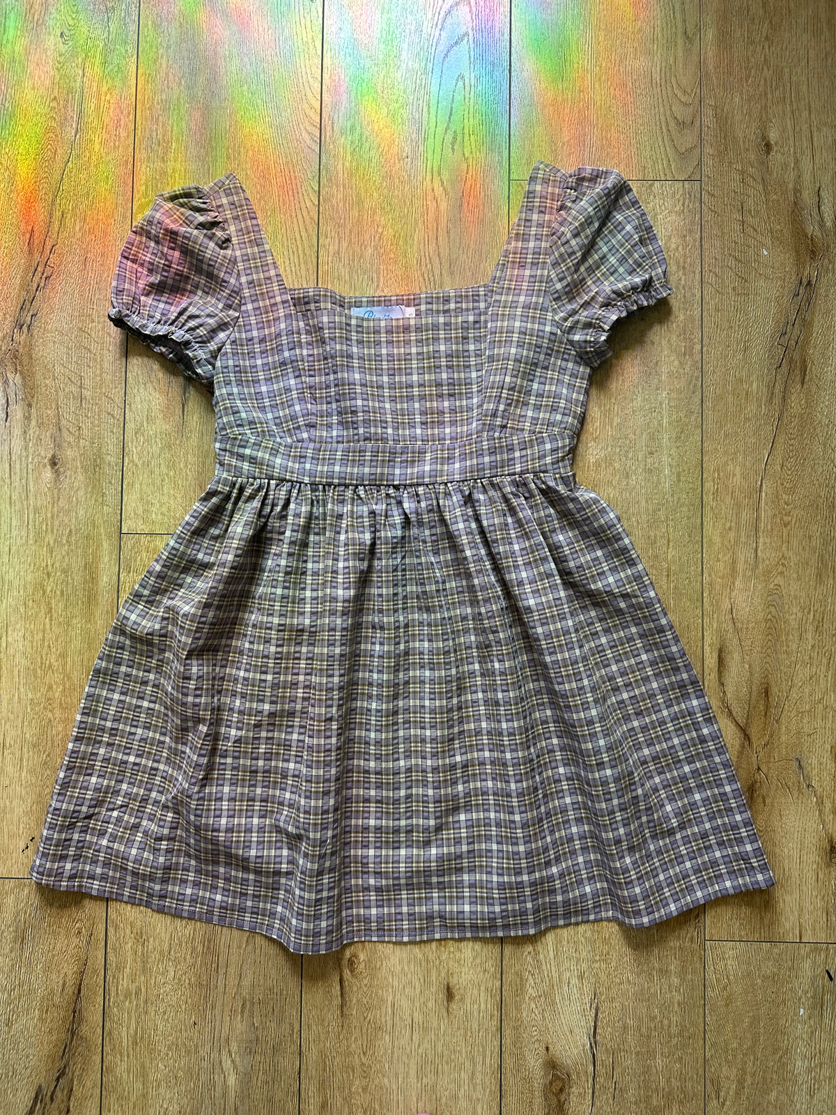 Fiona Plaid Dress