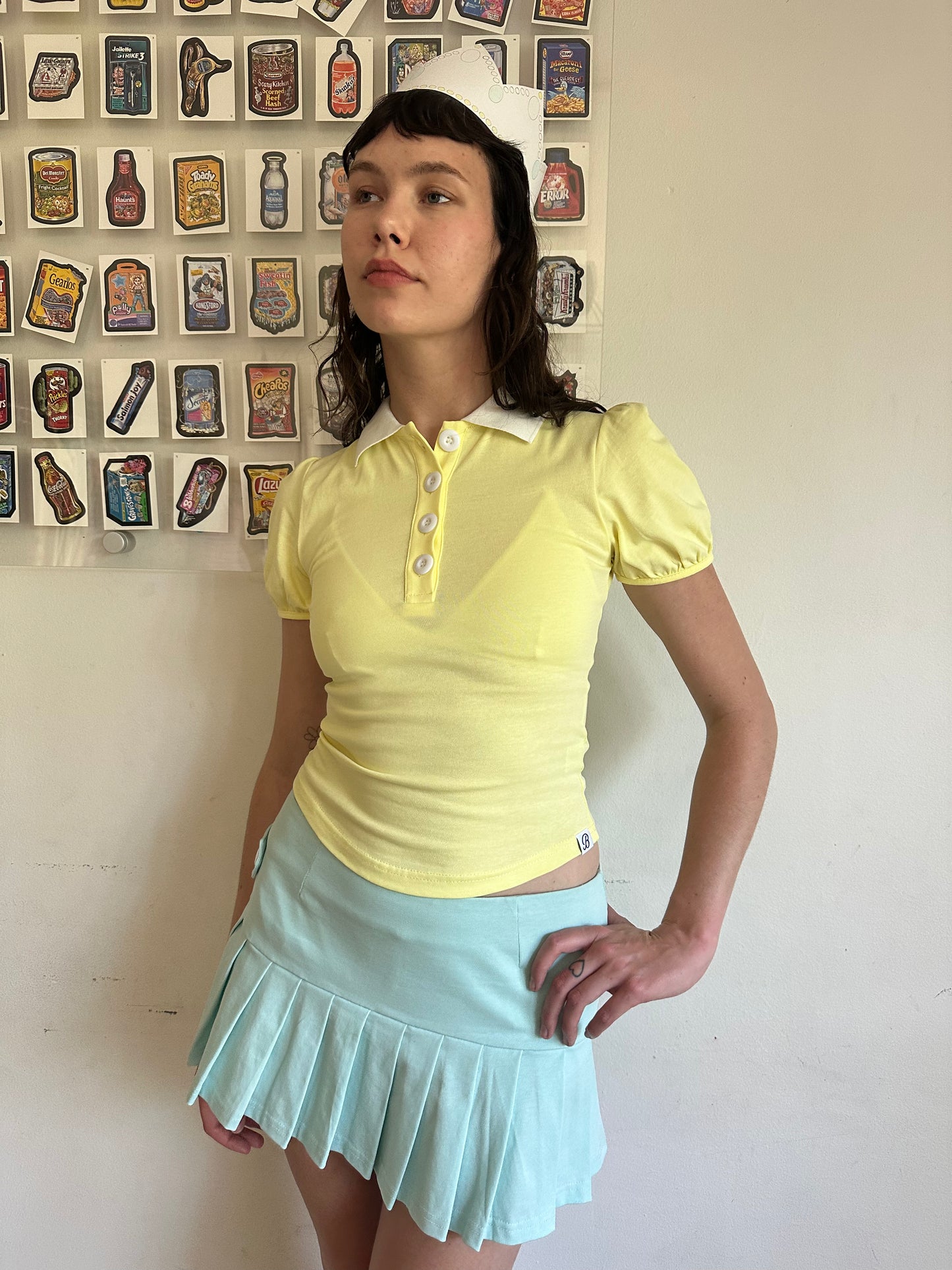 Coraline Pleated Skort Aquamarine