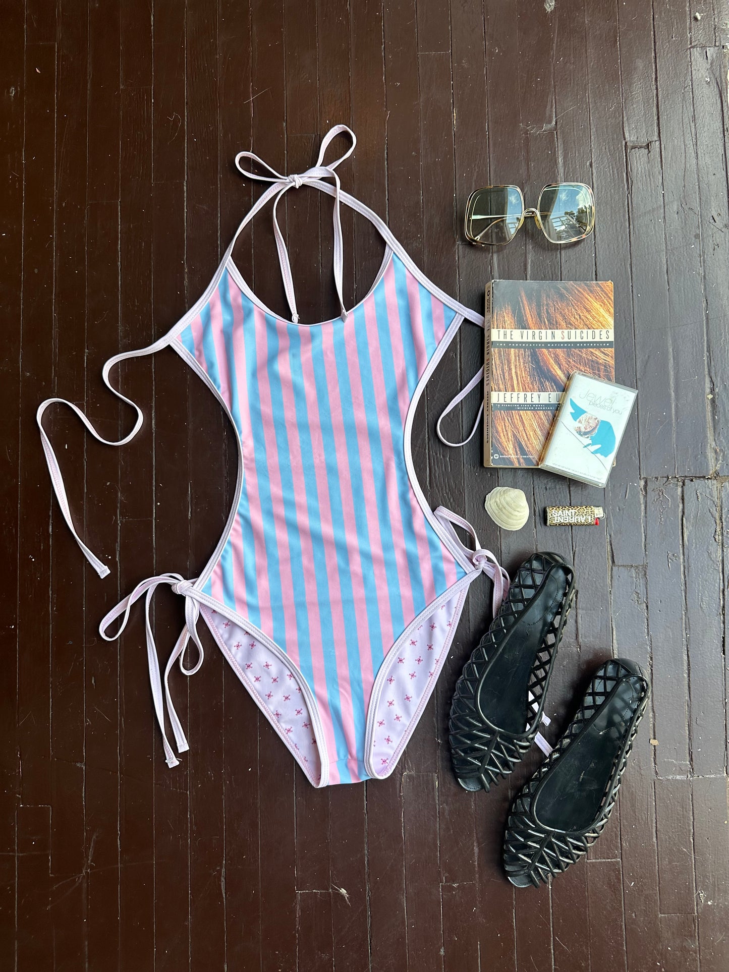 Cotton Candy One Piece Swimsuit