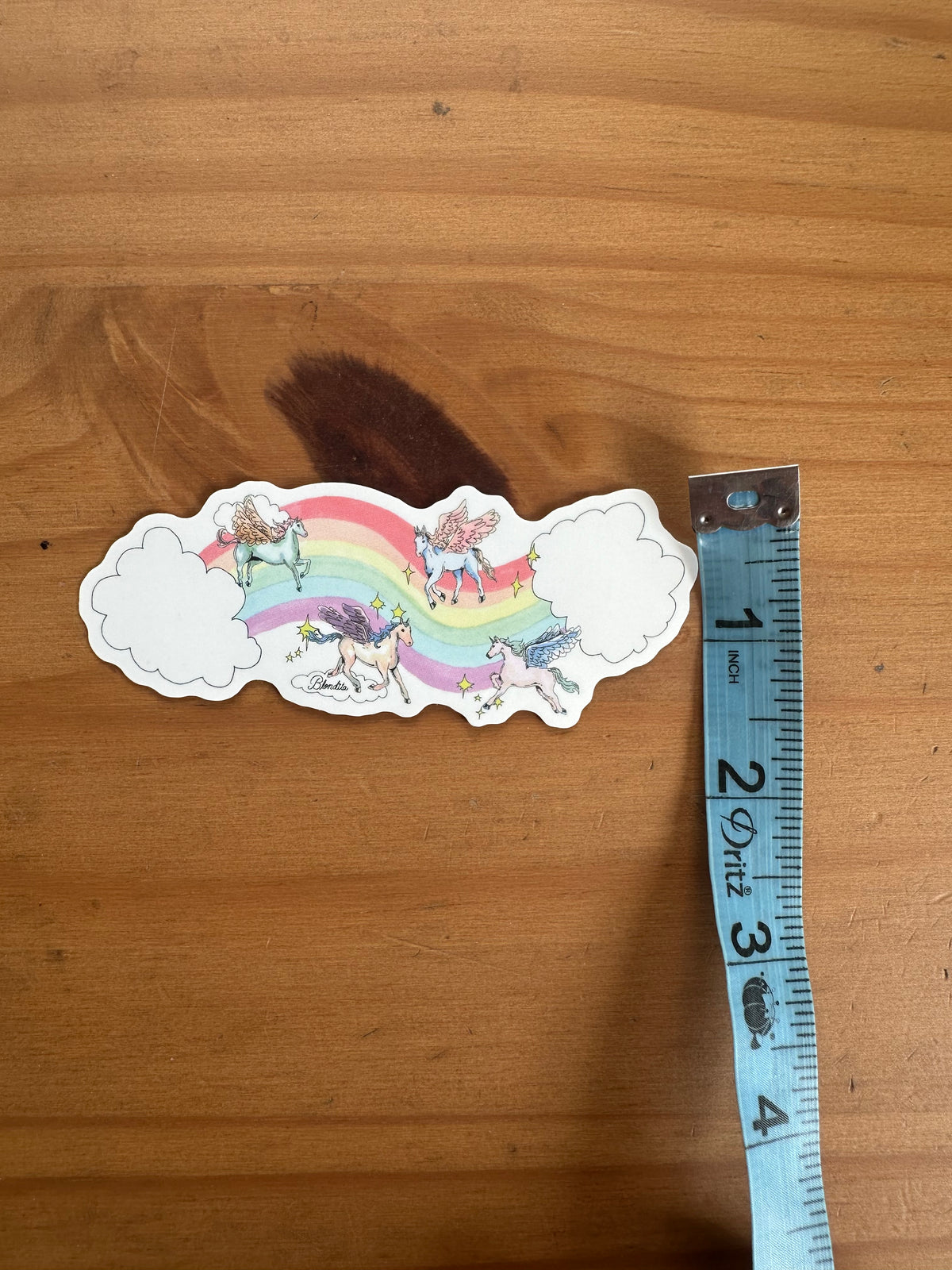 Blondita Unicorn Sticker