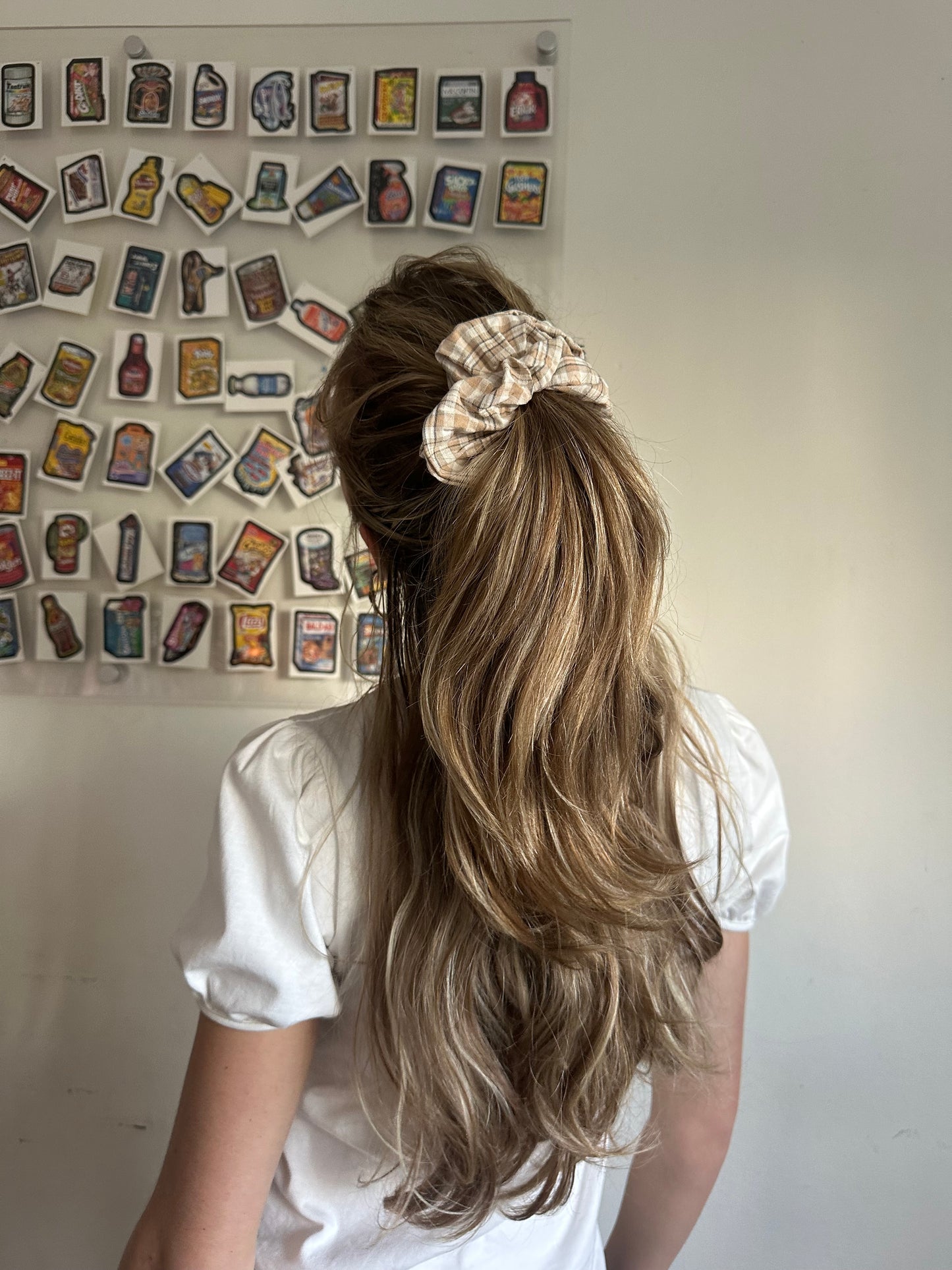 Plaid Scrunchie