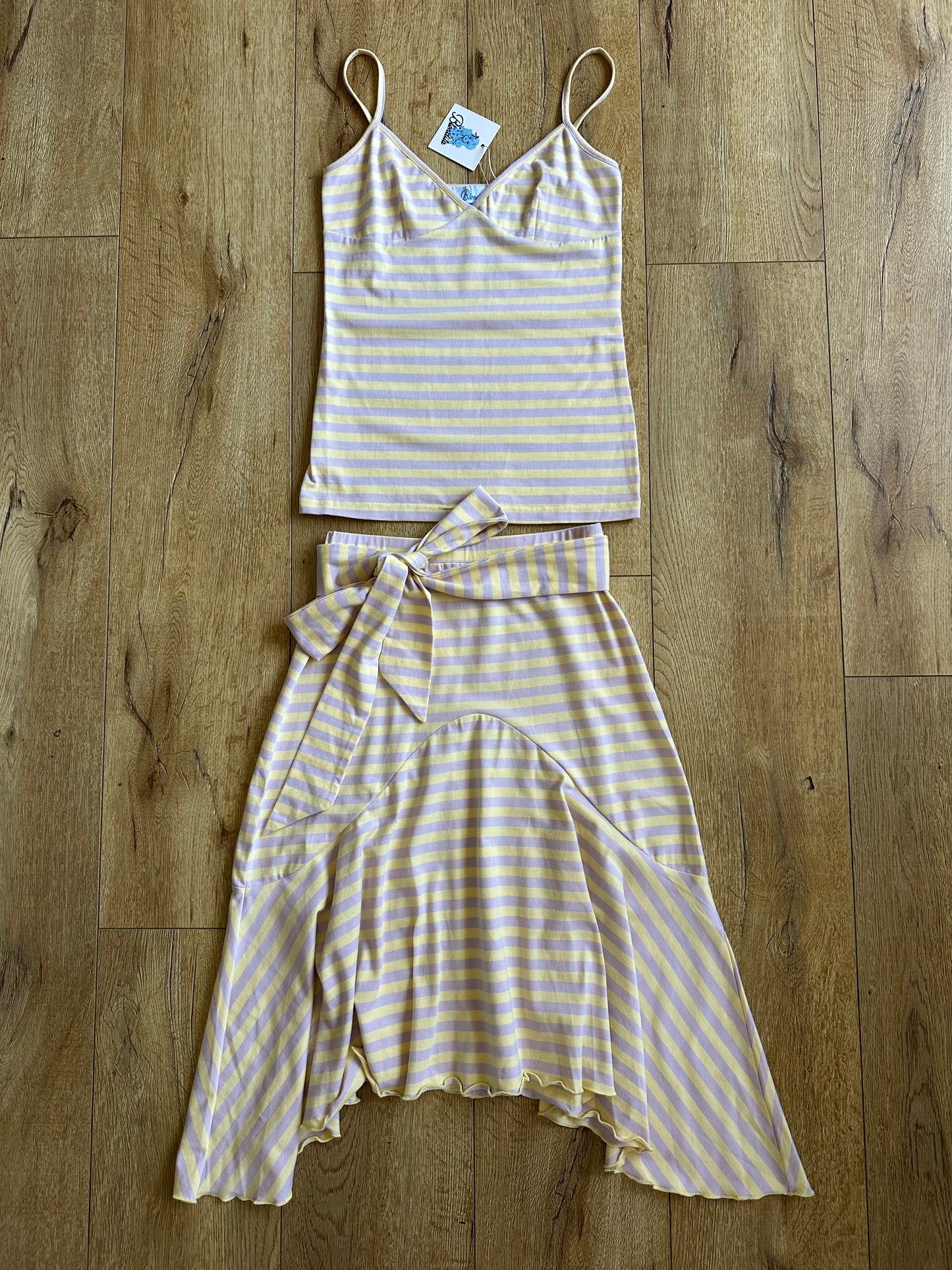 Lemon Lavender Midi Skirt 1/1