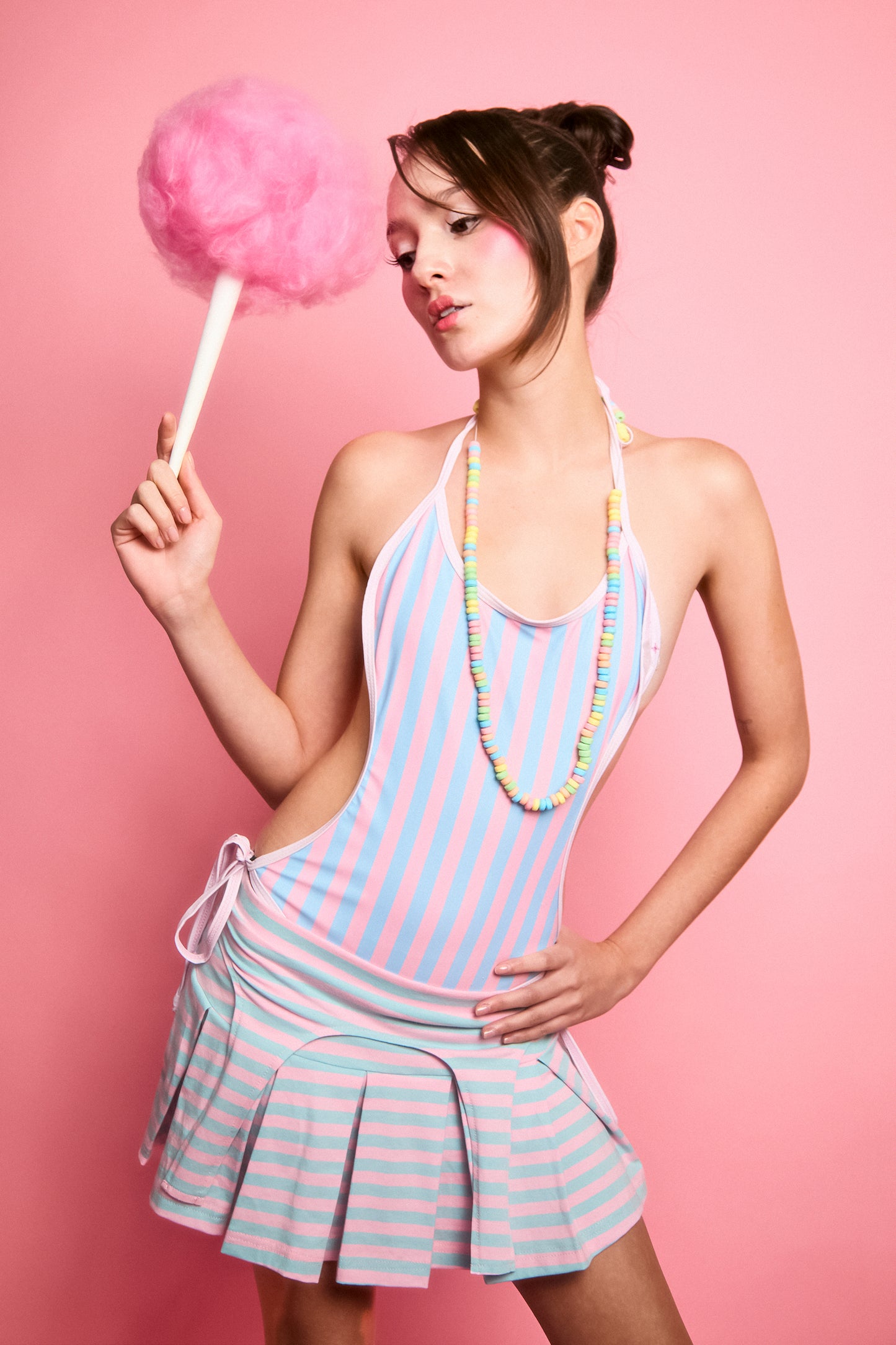 Cotton Candy Garter Skort