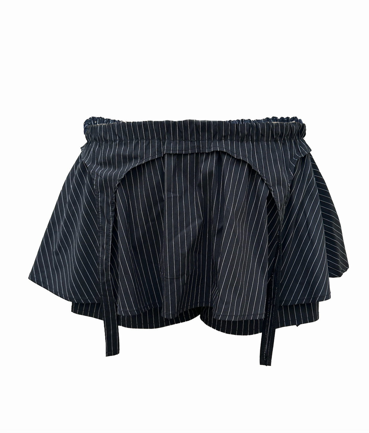 Pinstripe Garter Skort