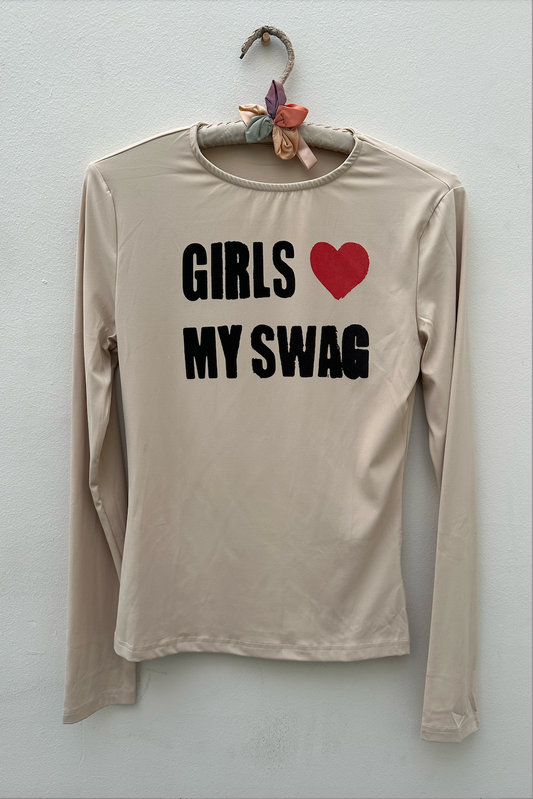 Girls <3 My Swag Longsleeve