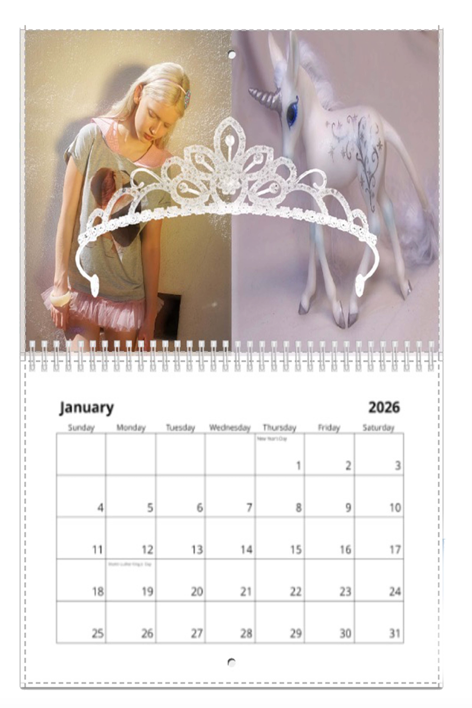 2026 Blondita Calendar