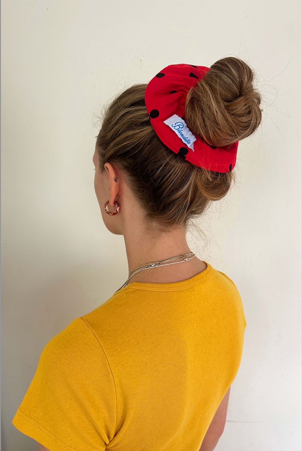 Ladybug Scrunchie