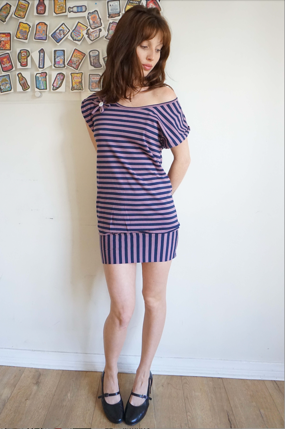 Flower Stripe Dress