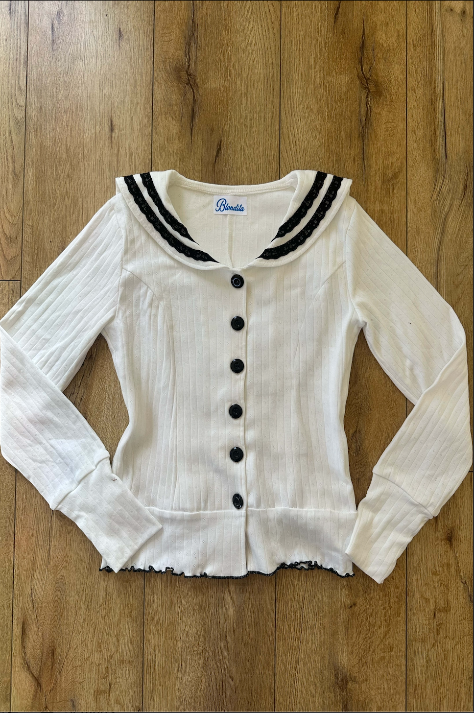 White Sailor Cardigan