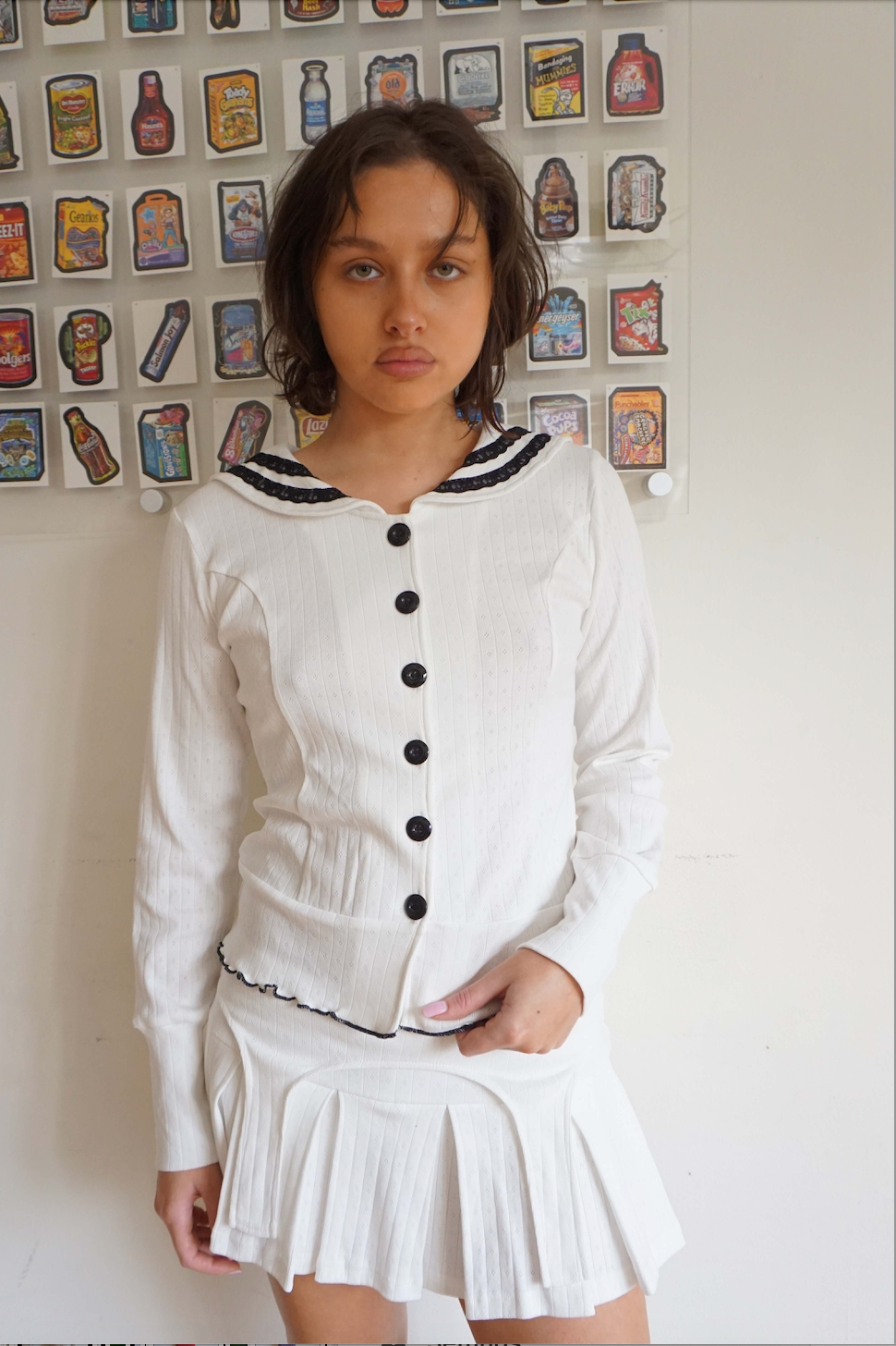 White Sailor Cardigan