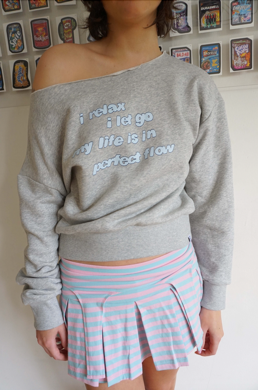 iRelax Off Shoulder Sweatshirt