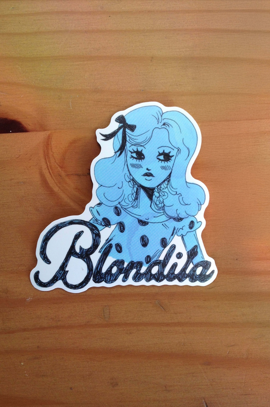 Blondita Grrrl Sticker