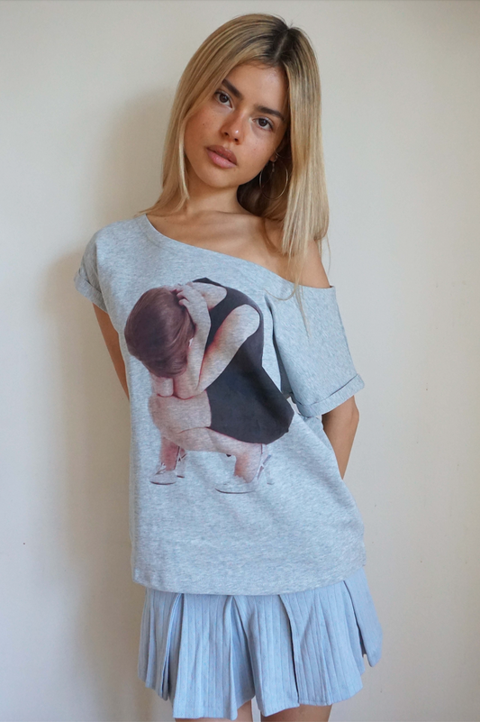 Mood Af Off Shoulder Tee