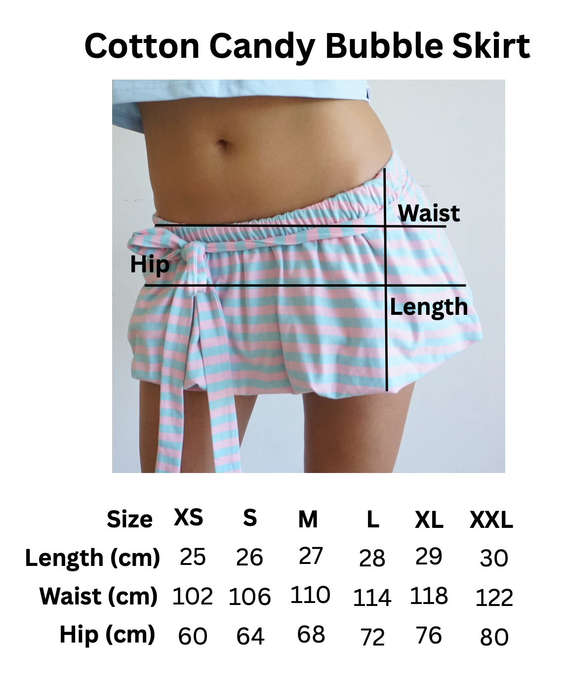 Cotton Candy Bubble Skirt