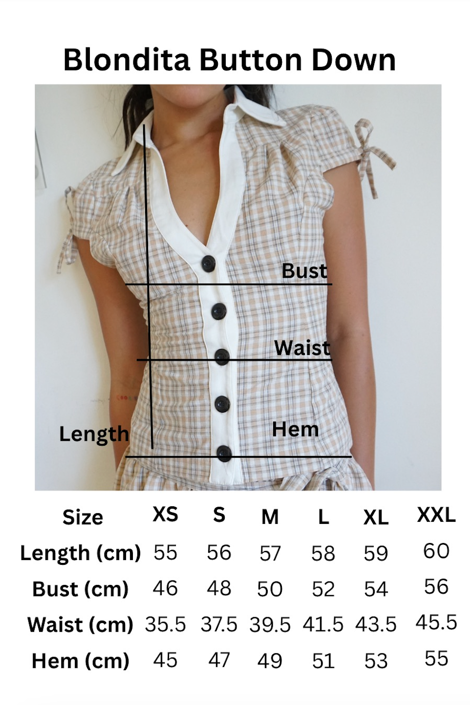 Blondita Plaid Button Down
