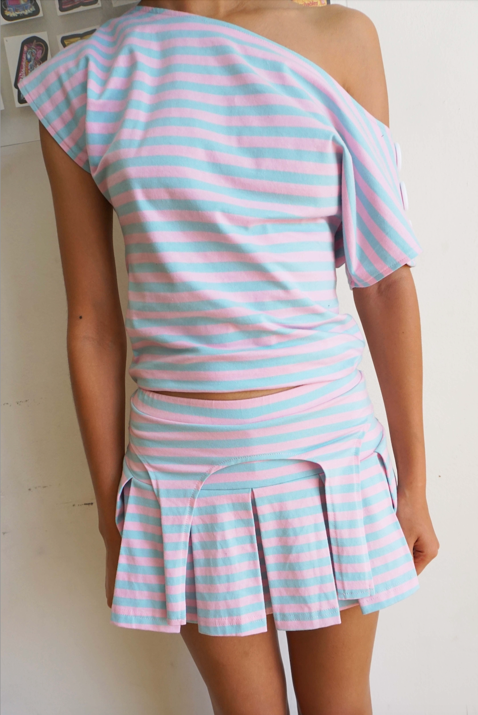 Cotton Candy Garter Skort