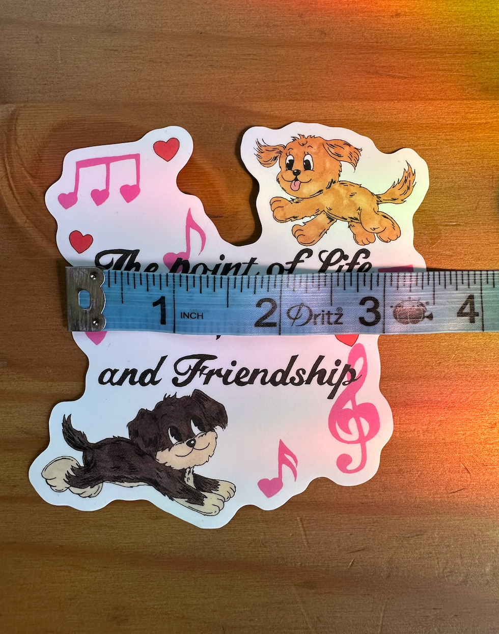 Love and Friendship Sticker