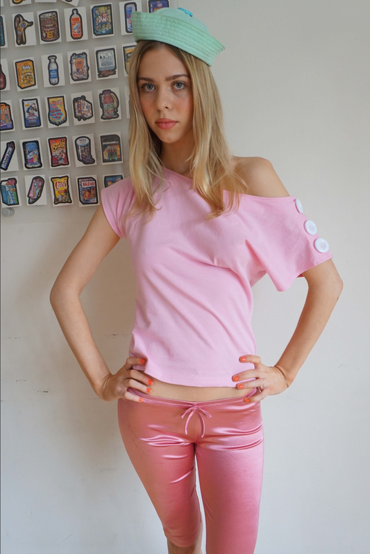 Coraline Top Bubblegum Pink