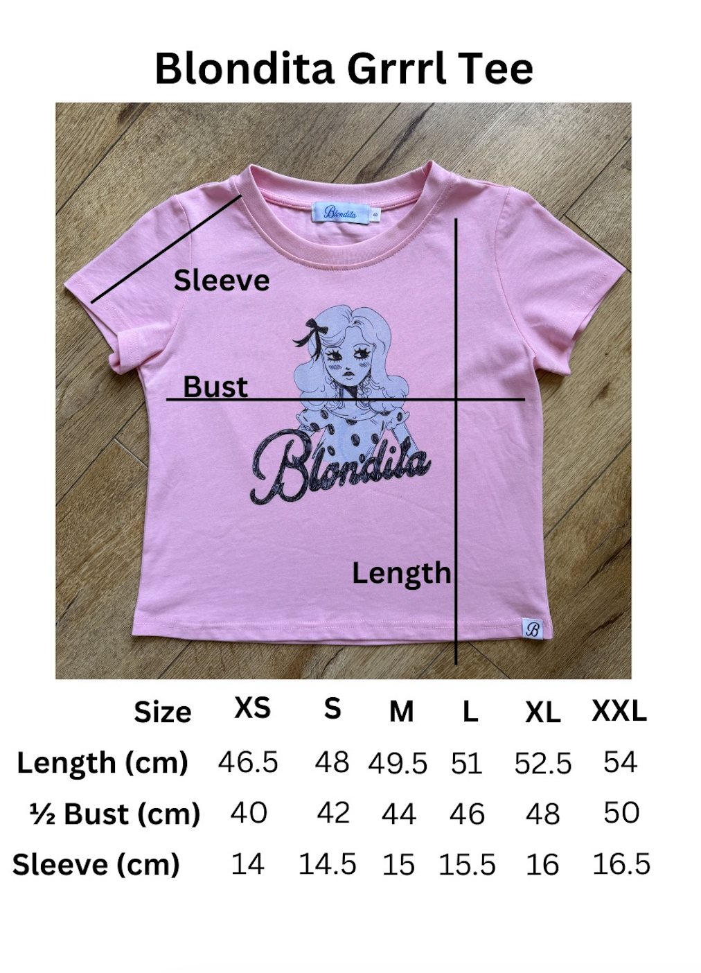 Blondita Grrrl Baby Tee