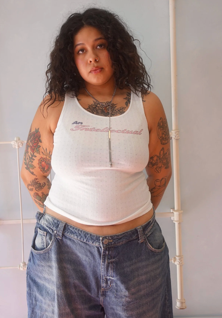 An Intellectual Pointelle Tank