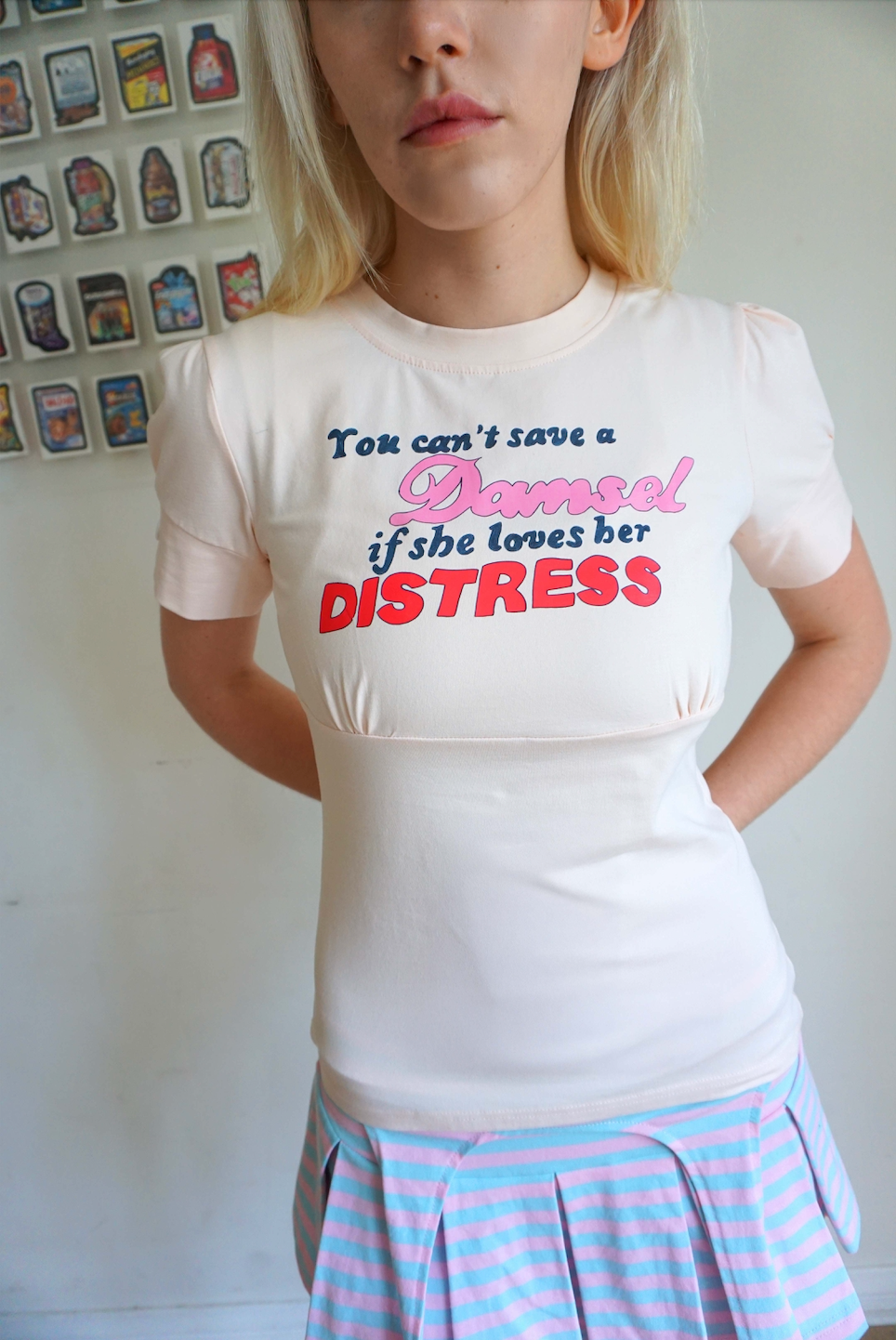 Damsel Tee Peach Pink