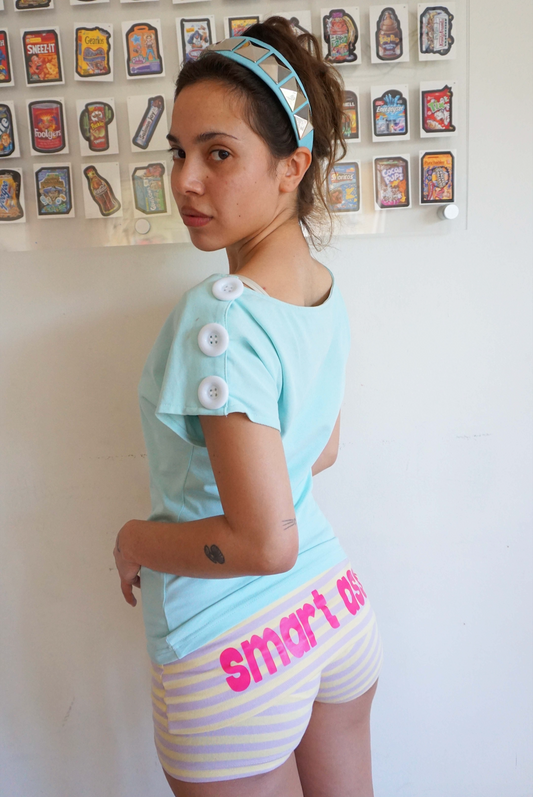 Coraline Top Aquamarine