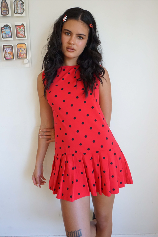 Lola Ladybug Dress + Scrunchie Bundle
