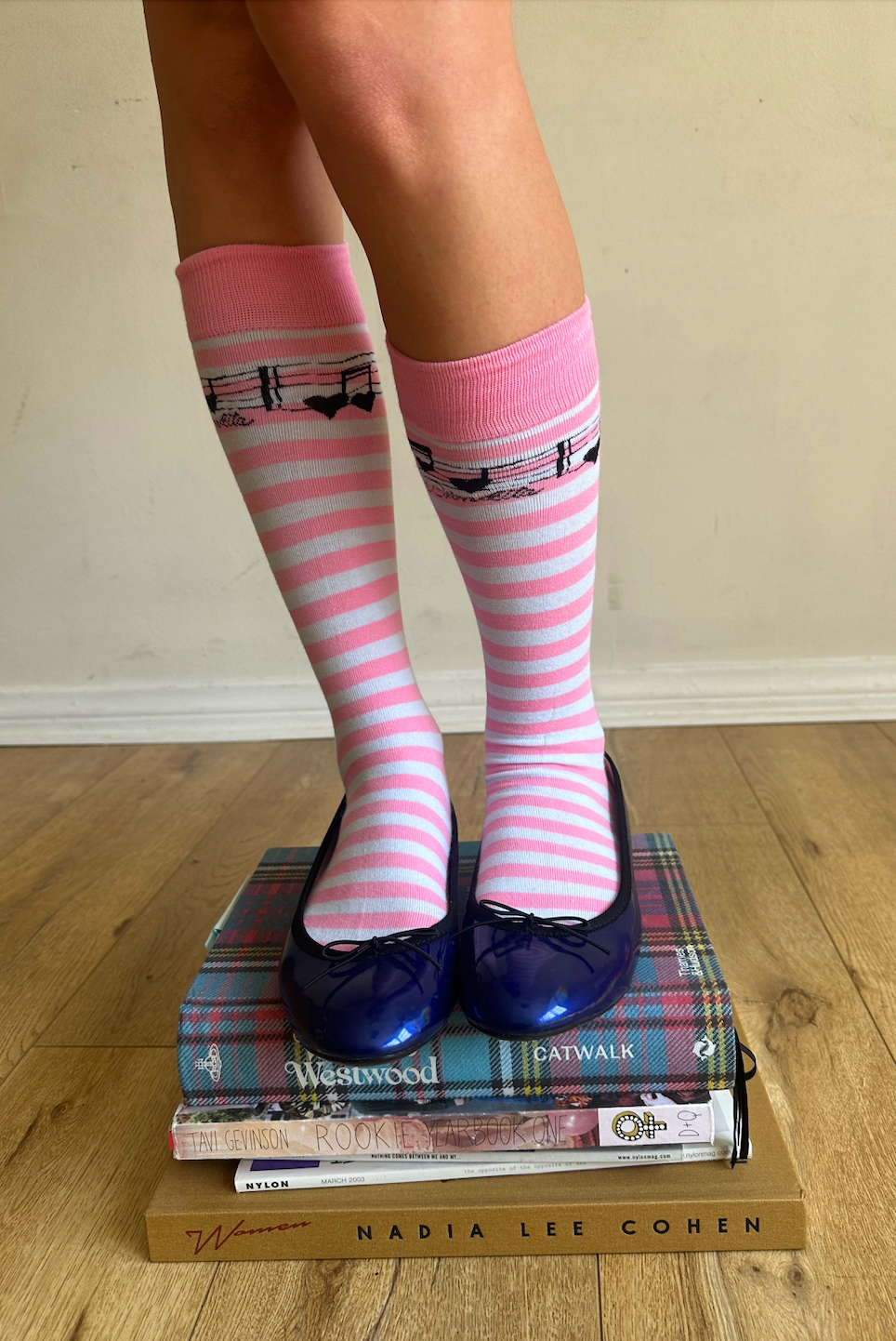 Cotton Candy Knee Socks