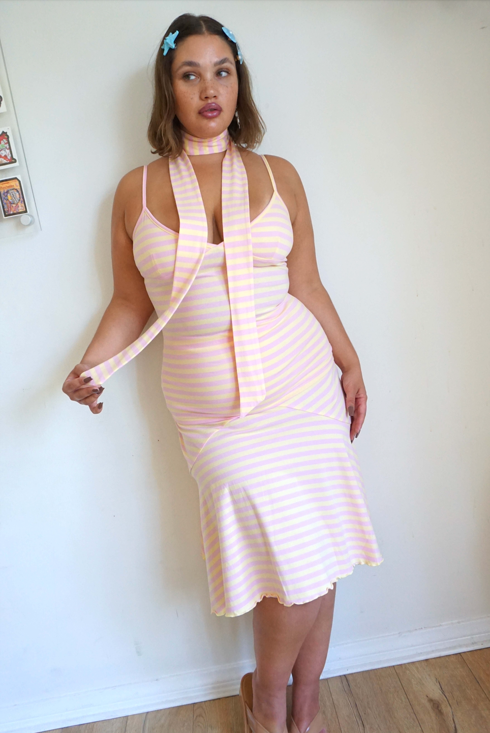 Pink Lemonade Tank & Whitney Midi Skirt Bundle