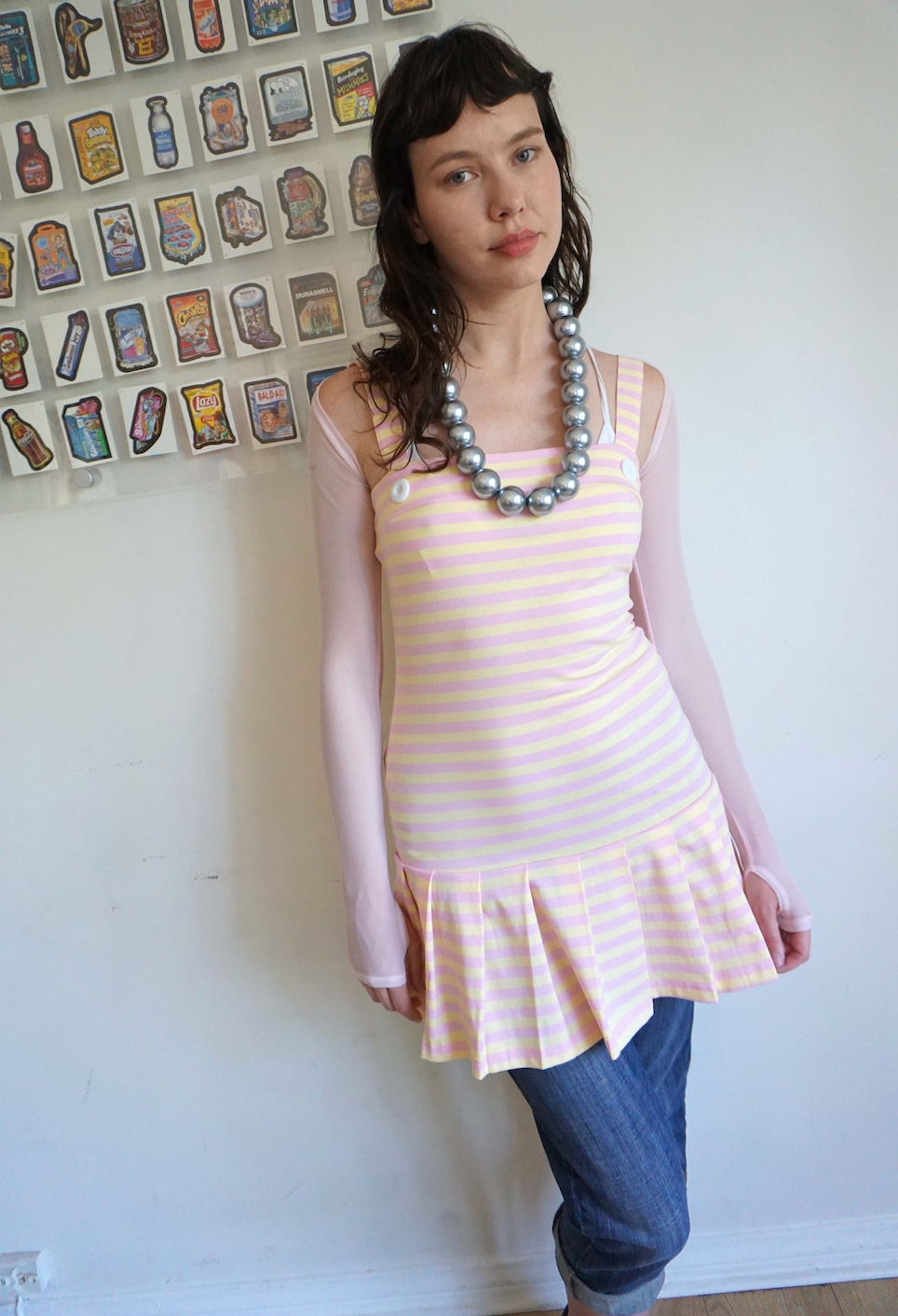 Macy Drop Waist Dress Pink Lemonade