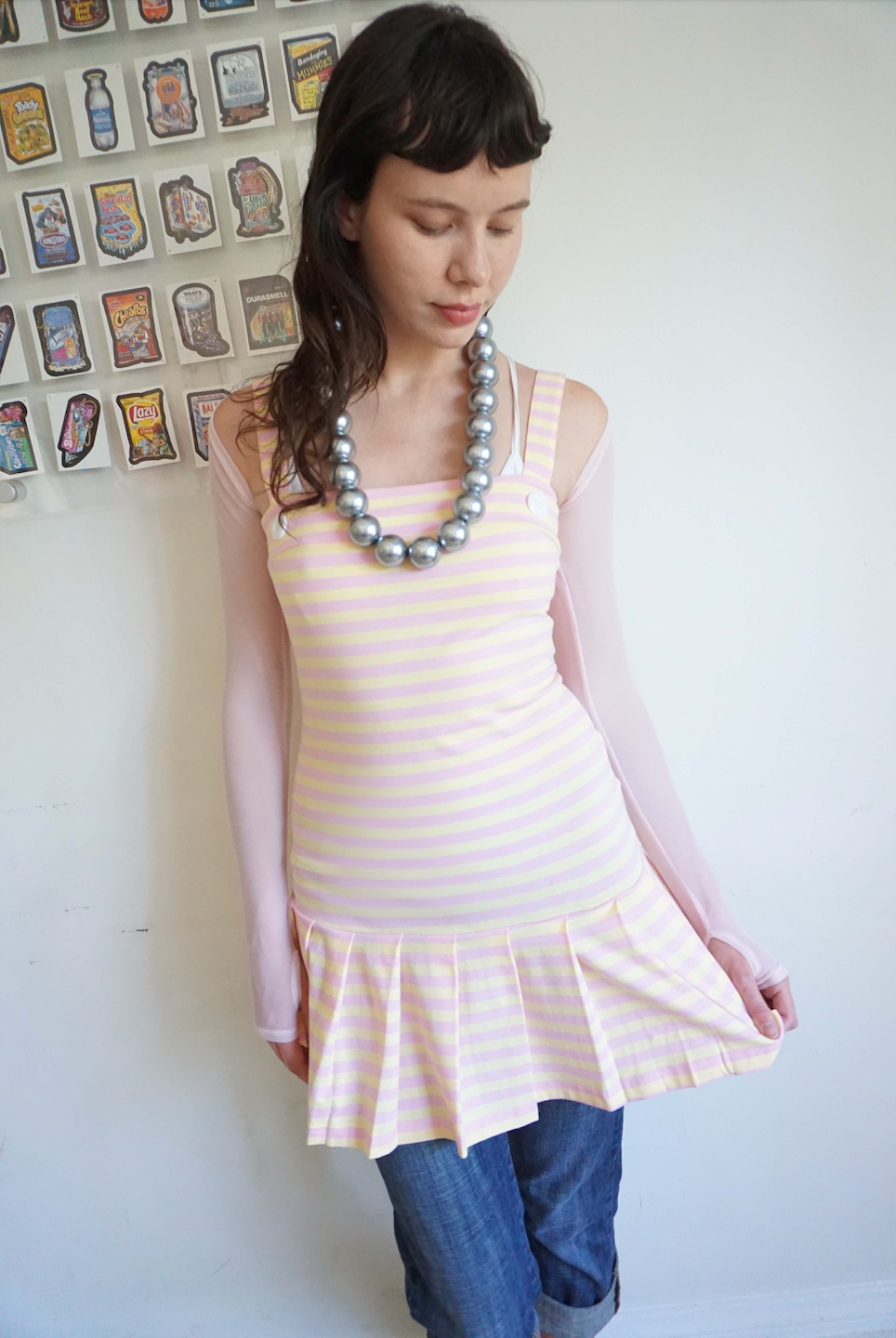 Macy Drop Waist Dress Pink Lemonade