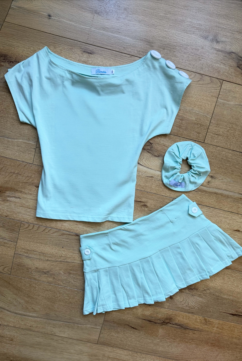 Coraline Aquamarine 3 Piece Set