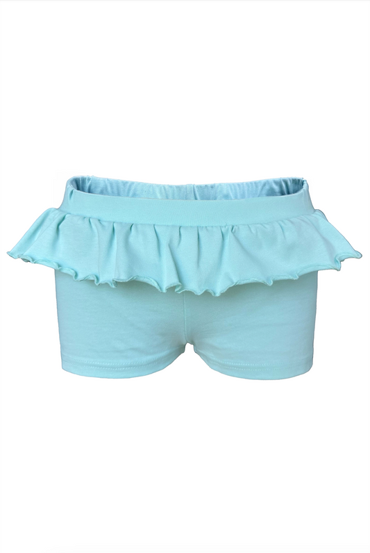 Aquamarine Ruffle Shorts
