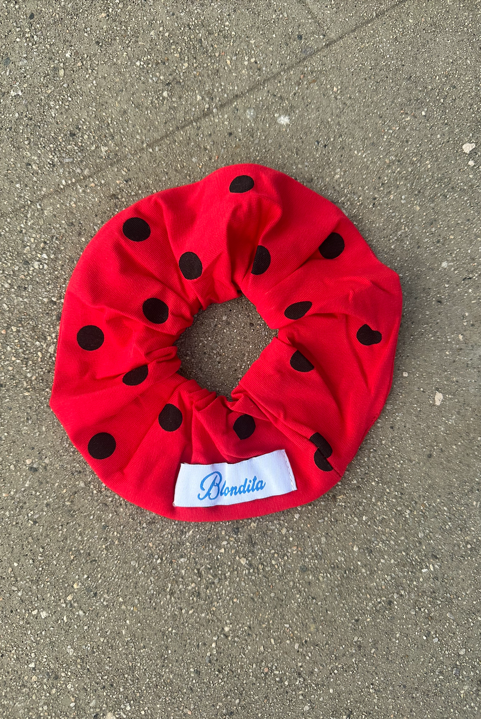 Lola Ladybug Polkadot Scrunchie