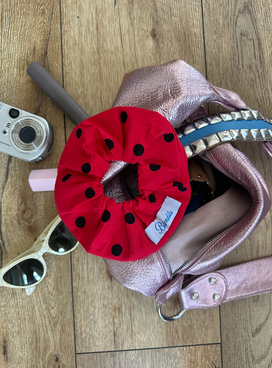 Lola Ladybug Polkadot Scrunchie