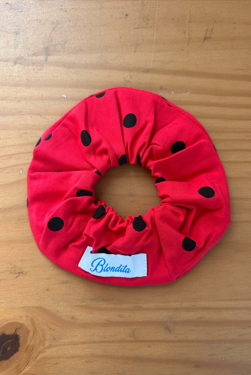Lola Ladybug Polkadot Scrunchie