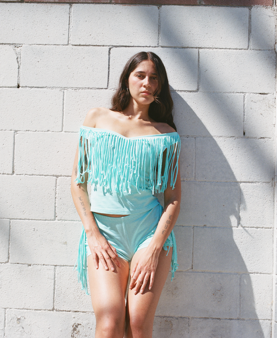 Fia Fringe Set Blue Bundle