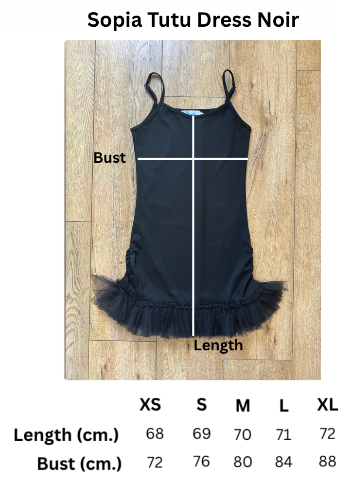 Sophia Tutu Dress Noir
