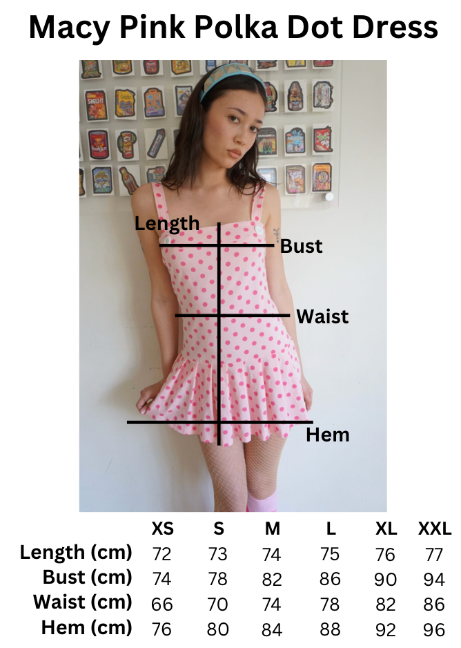 Macy Pink Polka Dot Dress