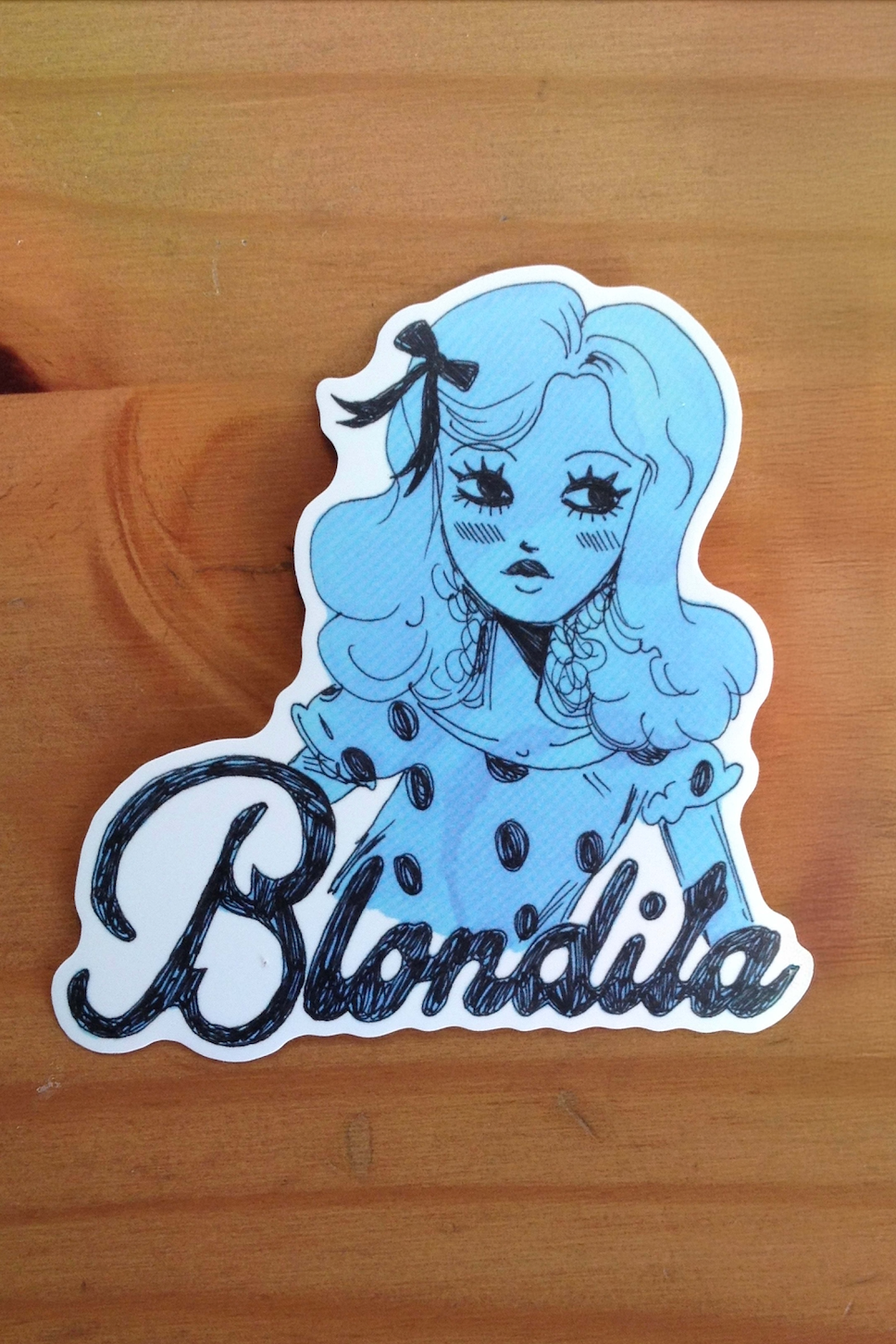 Limited Edition Blondita Sticker